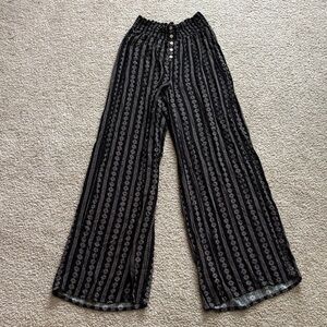 Pink Republic Floral Wide Leg Pants size XS